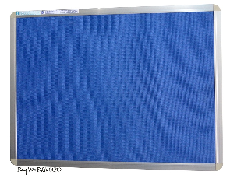 Bảng ghim vải bố xanh biển - Bảng Viết Bavico - Công Ty TNHH Thiết Bị Giáo Dục Bavico